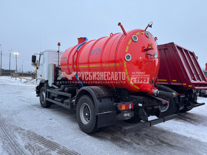 Купить КО-529-16 на шасси МАЗ 534025 вакуумная машина 11 м3 в компании Русбизнесавто - изображение 2