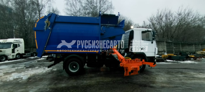 Купить МКМ-50-18 на шасси МАЗ 534025-585-013, мусоровоз, 18м3, бок. загрузка, МАЯТНИК, унив. захват в компании Русбизнесавто - изображение 9