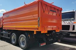 СпецАвтоКам КАМАЗ 68901Т самосвал 3-х сторонний 5200мм.с пологом+тентом и площадкой на 65115-4052-56