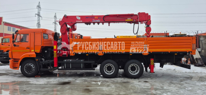 Купить КМУ КАМАЗ 65115-3094-48 (Евро-5) + HANGLIM KS2056SM верх.упр. + бур 400мм. + борт сталь 6,6м. в компании Русбизнесавто - изображение 2