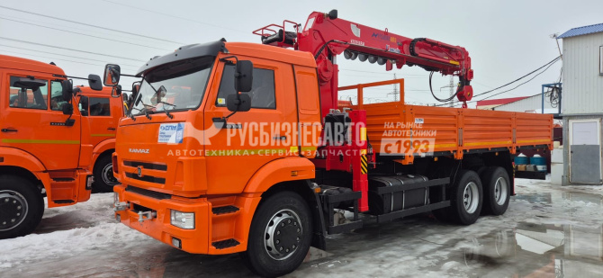 Купить КМУ КАМАЗ 65115-3094-48 (Евро-5) + HANGLIM KS2056SM верх.упр. + бур 400мм. + борт сталь 6,6м. в компании Русбизнесавто - изображение 0