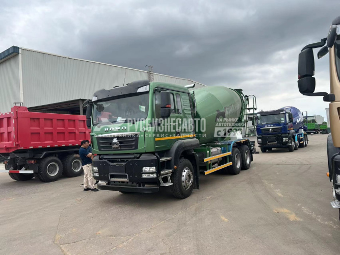 Купить Автобетоносмеситель на шасси HOWO T5G 6x4 (ZZ5257GJBV404GE1) 12м3 в компании Русбизнесавто - изображение 3