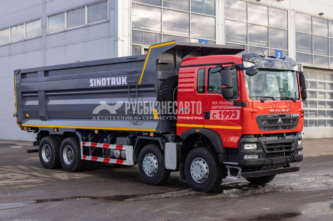 Купить Самосвал HOWO T5G 8x4 ( ZZ3317V386GE1 ) / 7.6*2.3*1.5+0.5 / 26-35 м3 / прямой / п.ч. 5.26 2024г.в. в компании Русбизнесавто - изображение 2